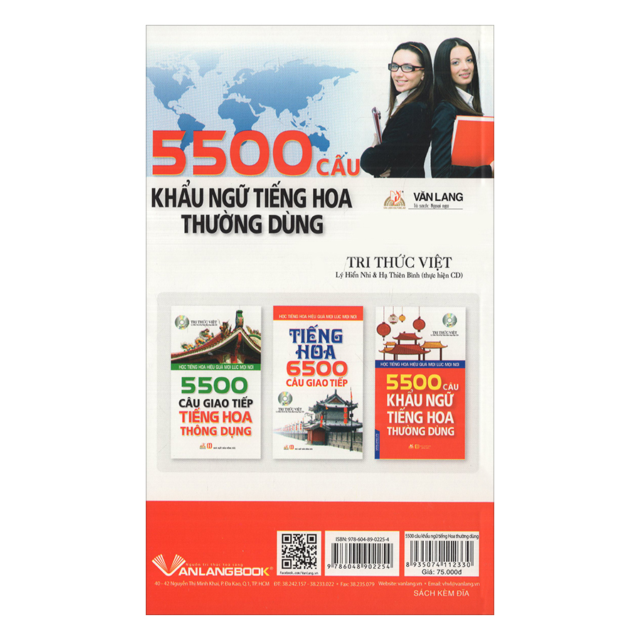 5500 Câu Khẩu Ngữ Tiếng Hoa Thường Dùng