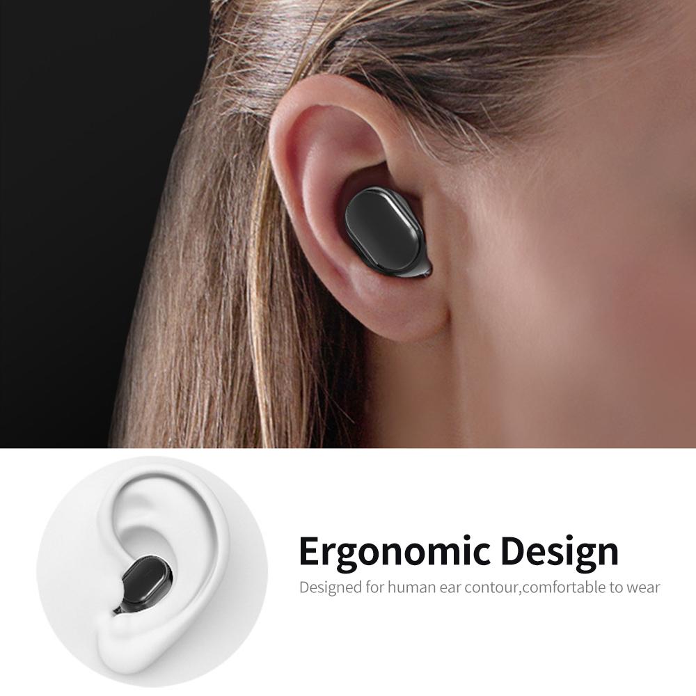 Tai nghe nhét tai không thấm nước cho Xe cộ / Thể thao Android / IOS A6S Wireless BT