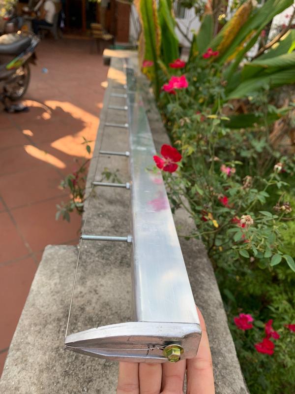 Thước Cán Vữa Thợ Xây 1.5m - Tặng thêm dây đàn - Thước nhôm Việt Pháp - Thước sản xuất tại Việt Nam
