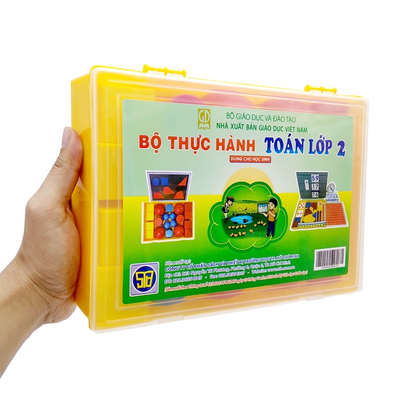 Bộ 2 Hộp Thực Hành Toán Lớp 2