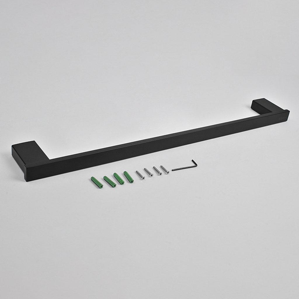 Wall Mounted Bath Towel Rack Towel Bar Kitchen Towel Rag Universal Organizer