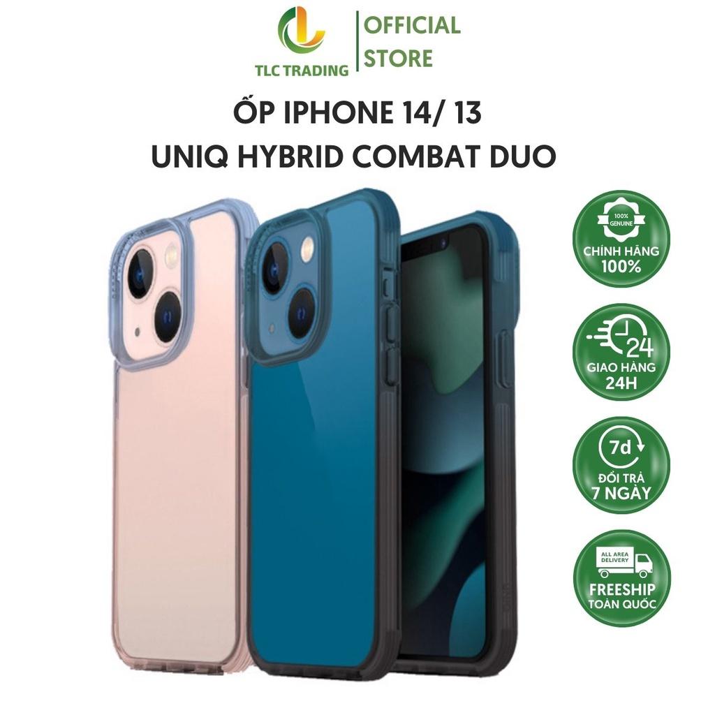 Ốp Lưng Dành Cho lPhone 13 UNIQ Hybrid Combat Thiết Kế 3 Lớp Giúp Giảm Tối Đa Lực Tác Động Lên Máy - Hàng chính hãng