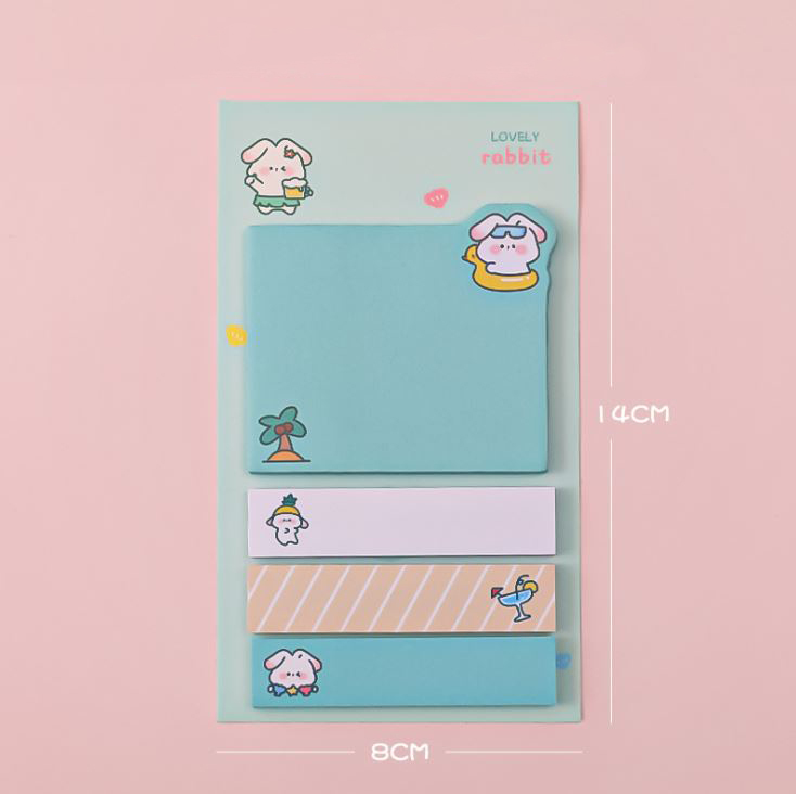 Giấy Note Ghi Chú Sticky Note 4 Màu 80 Tờ H172