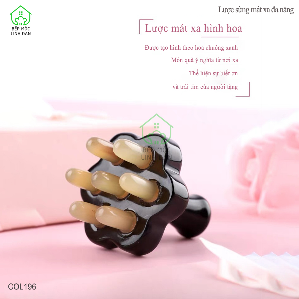 Lược Sừng Mát Xa Chuyên Dụng Toàn Thân Đa Năng Làm Đẹp Thư Giãn