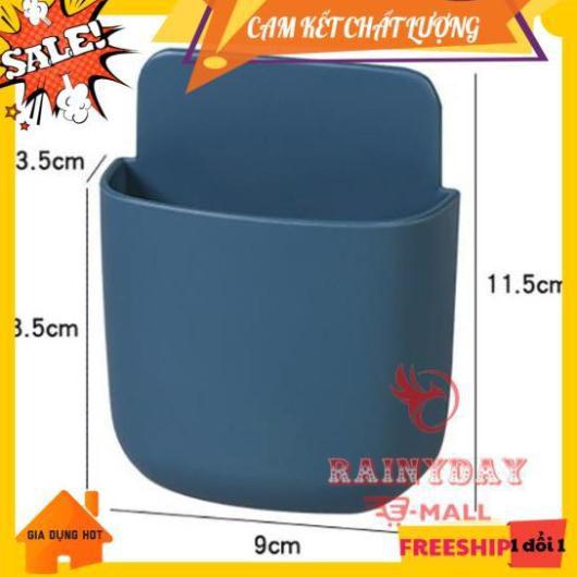 Giá để treo điều khiển sạc điện thoại ống cắm remote tivi điều hòa khay đỡ dán tường gắn tủ bàn làm việc