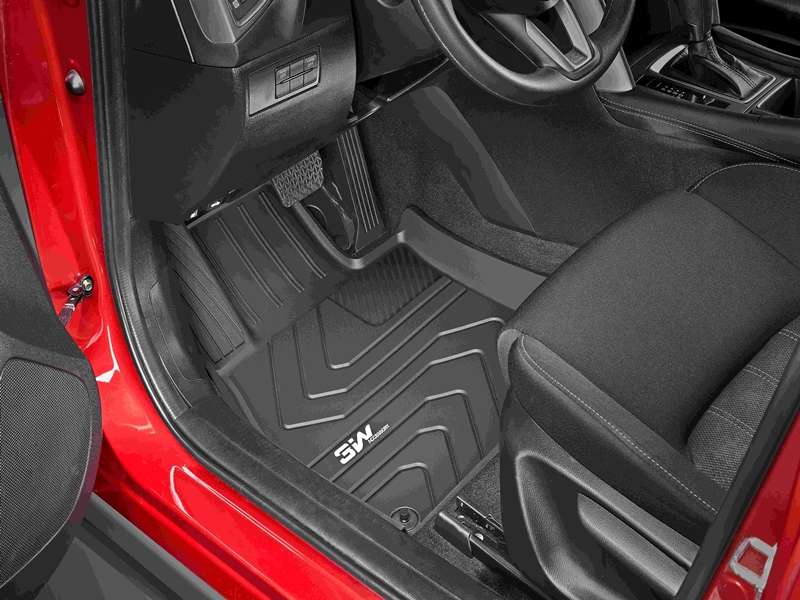 Thảm lót sàn xe ô tô Mazda CX5 2012+ đến nay chất liệu nhựa TPE đúc khuôn cao cấp Nhãn hiệu Macsim 3W,màu đen.,.