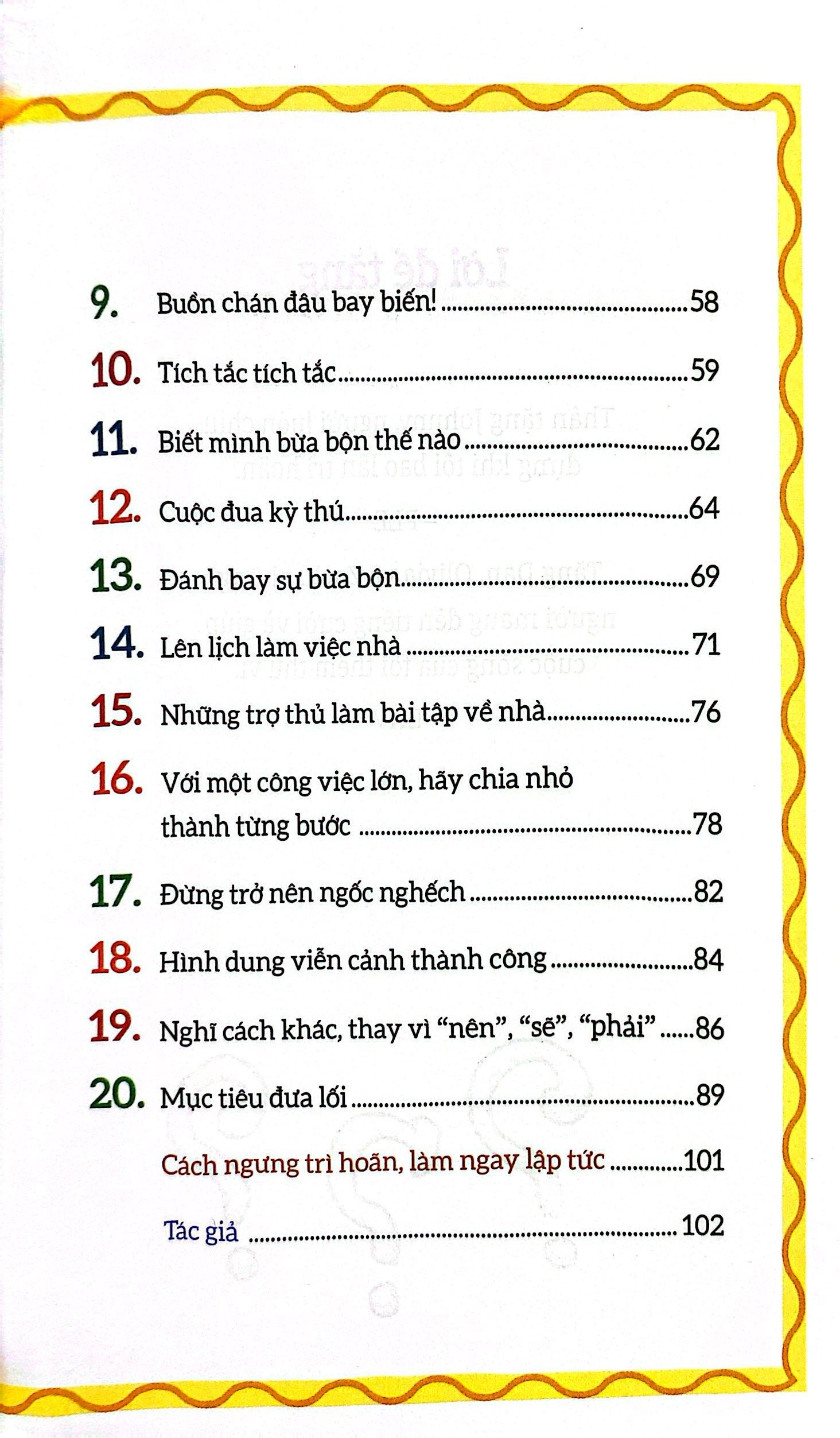 Kỹ Năng Học Đường - Bệnh Trì Hoãn Ư? Đừng Sợ!