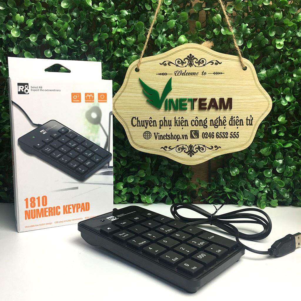 Bàn phím số R8 - 1810 - USB -dc3891