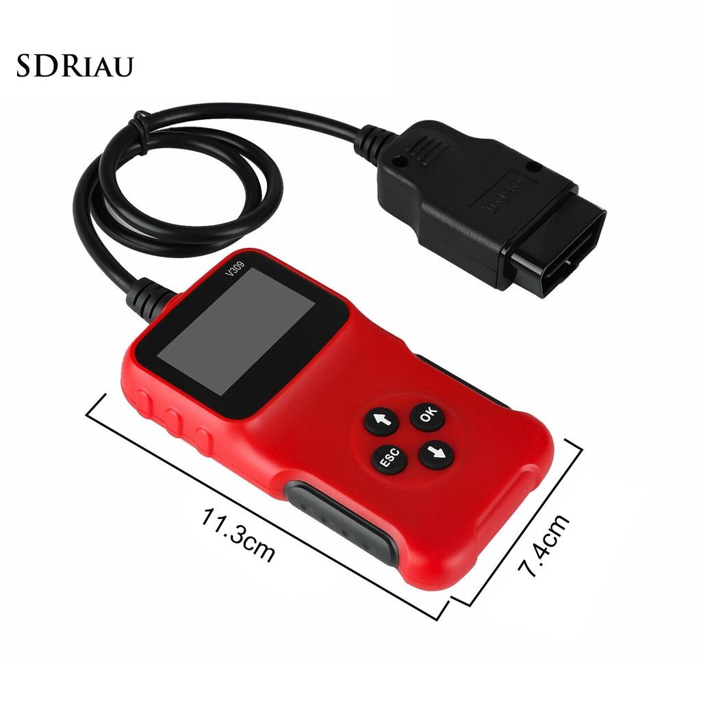 Thiết Bị Chẩn Đoán Lỗi Obdii Màu Đỏ Chống Mài Mòn Thông Dụng Cho Xe Hơi