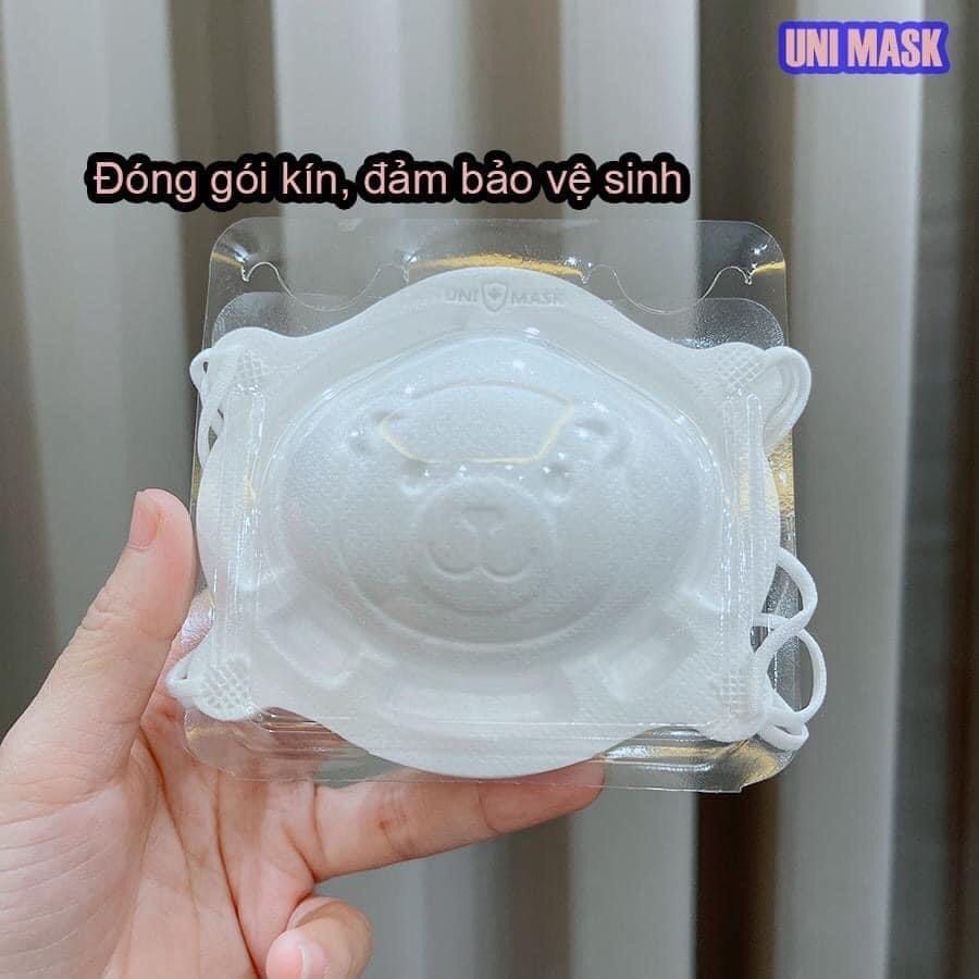 10 bịch khẩu trang gấu cho bé sơ sinh đến 3 tuổi
