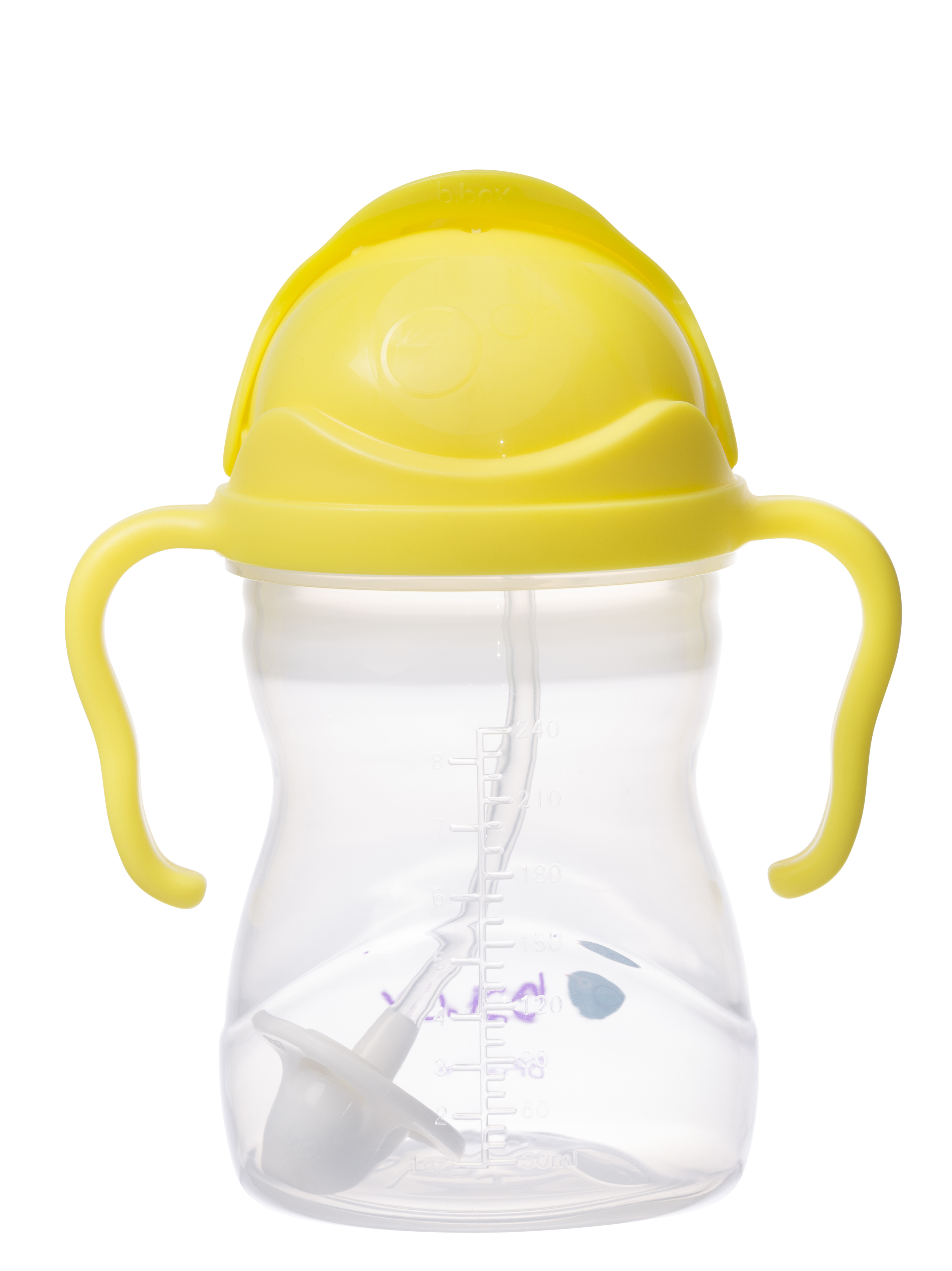 B.box Bình nước 360 độ cho bé tập uống nước 240ml - Vàng Chanh