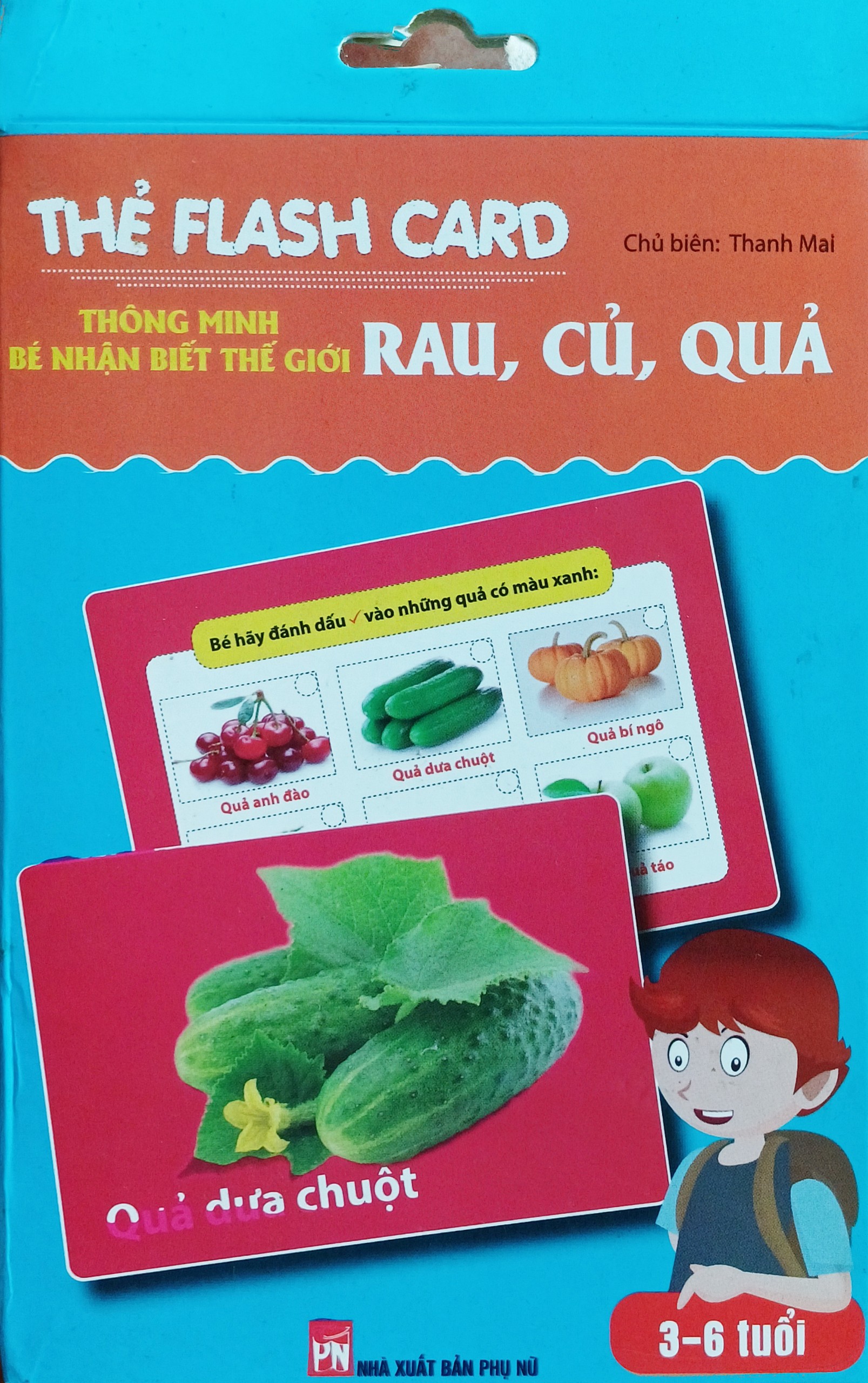 Thẻ Flash card thông minh  – Bé Nhận Biết Thế Giới Rau, Củ, Quả