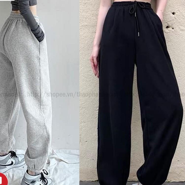 Quần jogger nam nữ ống rộng có bo simple ulzzang bigsize thời trang unisex dành cho nam nữ