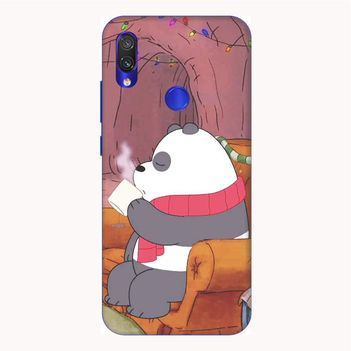 Ốp lưng điện thoại Xiaomi Redmi 7 hình Gấu Bong Uống Trà - Hàng chính hãng