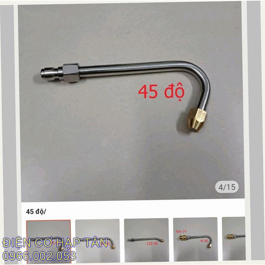 Cần béc xịt rửa xe NGẮN 13CM , béc vệ sinh máy lạnh , máy giặt 45 ,90 ,120 độ