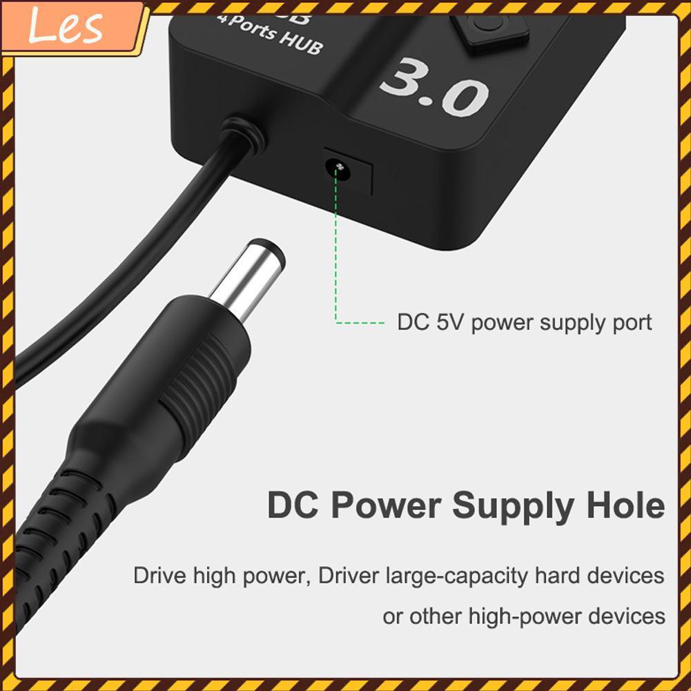 Hub chia cổng USB 3.0 có công tắc tiện lợi dành cho máy tính