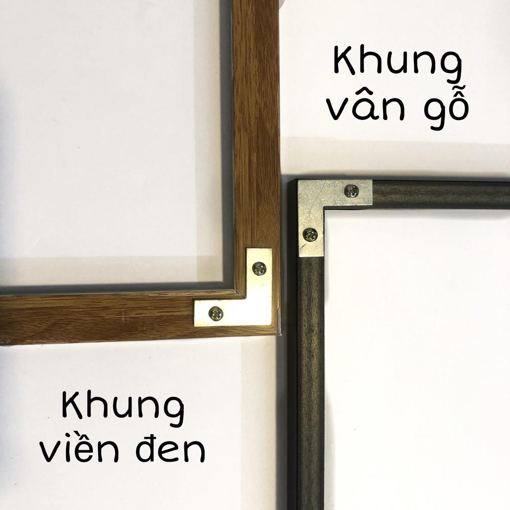 KHUNG ẢNH KHUNG TRANH treo trường nhiều kích thước hỗ trợ in hình - Jimmycanvas