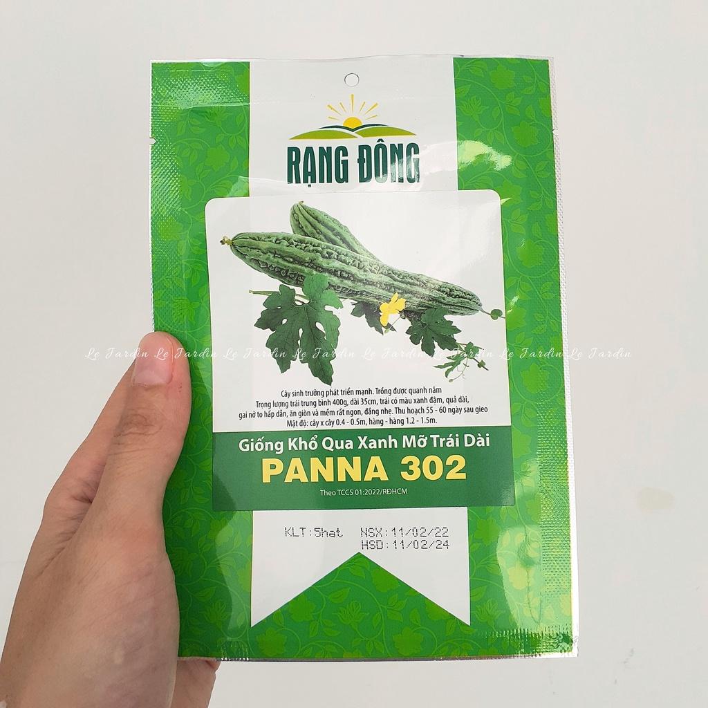 Hạt giống Khổ Qua Xanh mỡ Panna 302 gói 5h - Ít đắng