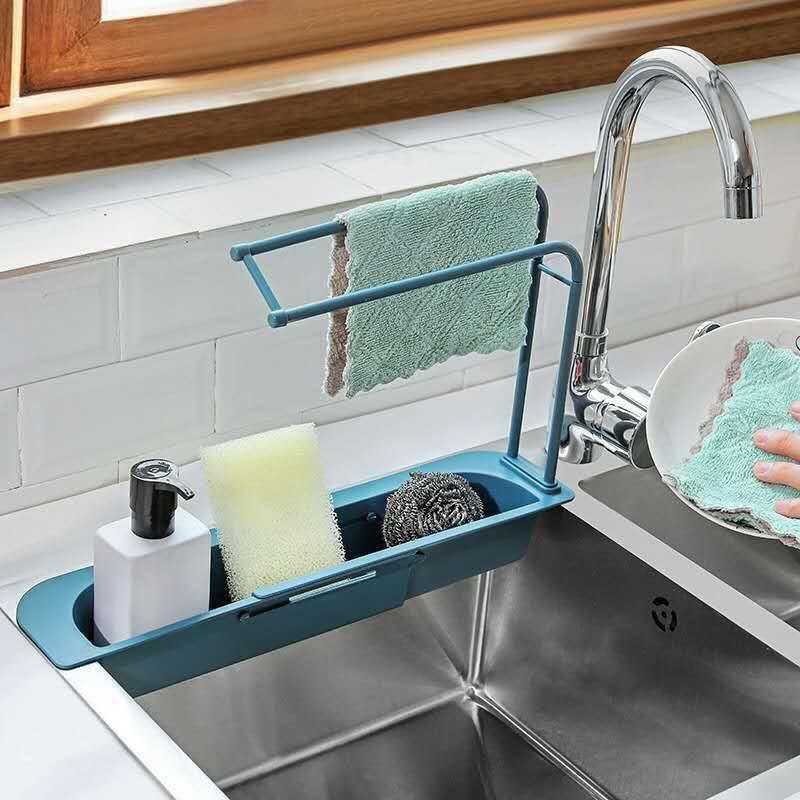 KỆ NHỰA DÀI CO GIÃN ĐỂ BỒN RỬA CHÉN ĐA NĂNG