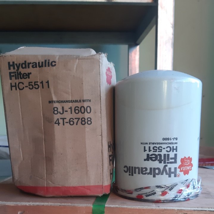 Lọc nhiên liệu xe tải, xe công trình CATERPILLAR, lọc thủy HC5511, hàng Sakura xịn