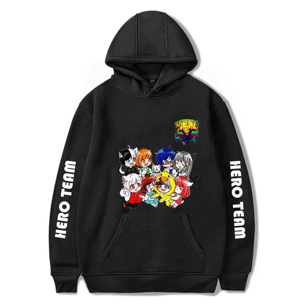 Sale 50% BST Áo HOODIE HERO TEAM - MINI WORLD - MINICRAFT kèm quà tặng bịt mặt