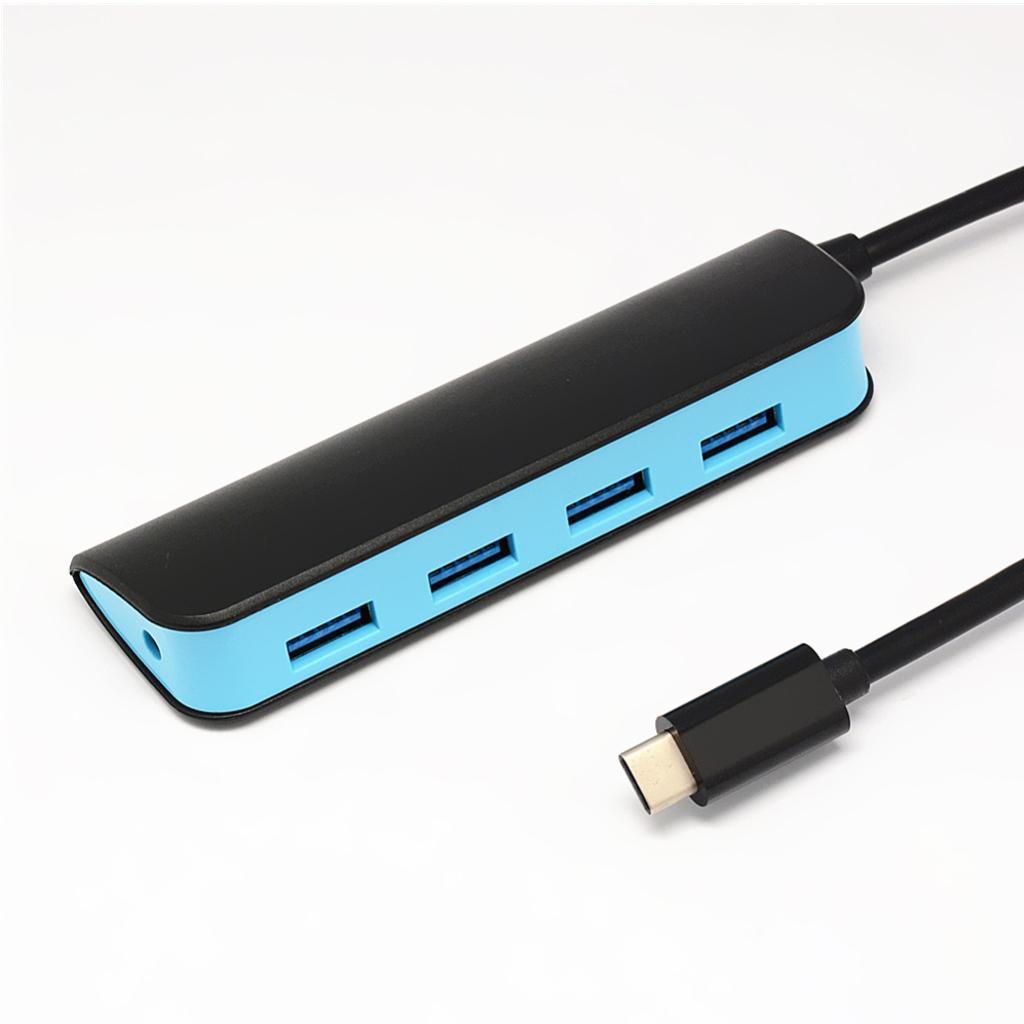 Hub Aluminum  Adapter  Dock Station -Through Charging