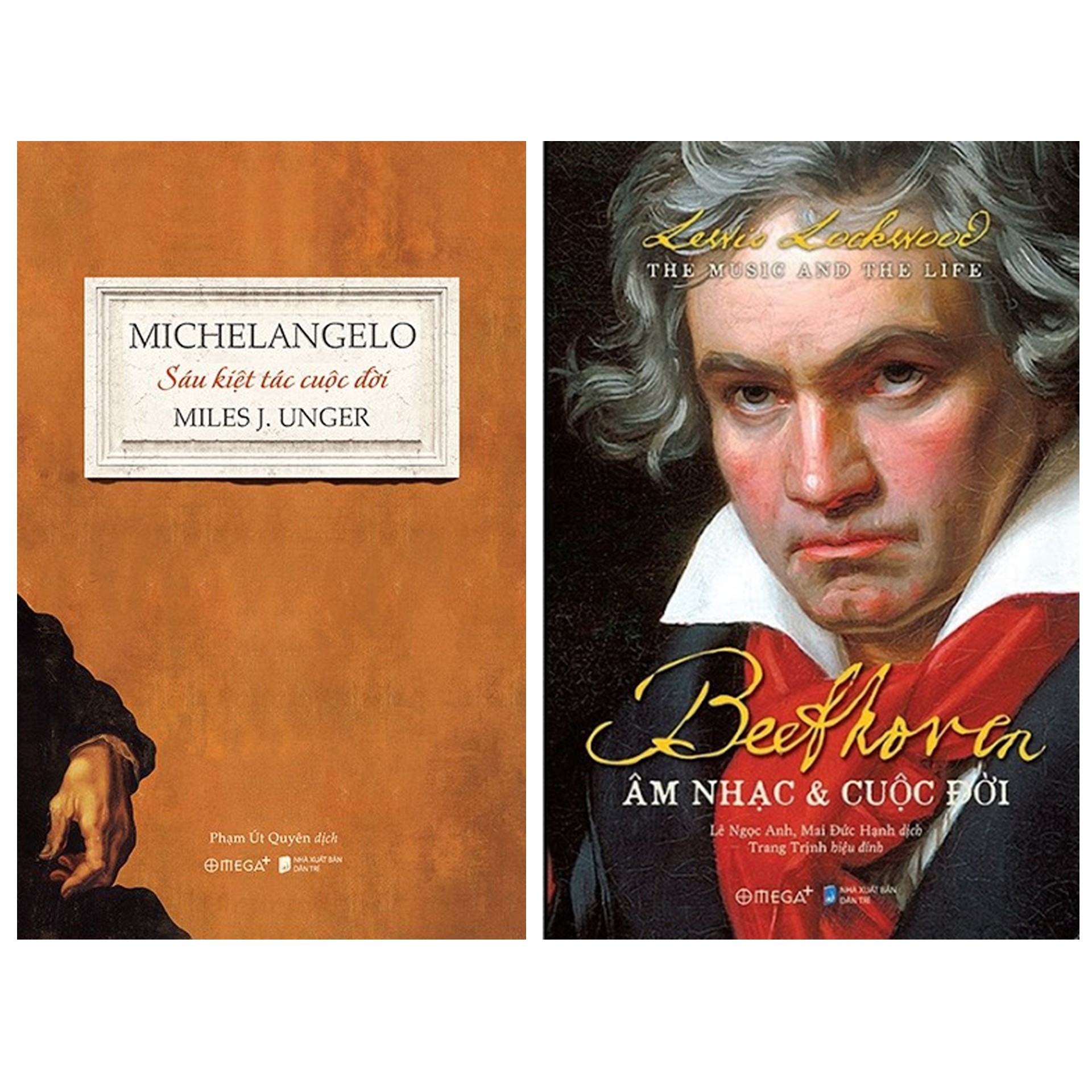 Combo Sách : Michelangelo- Sáu Kiệt Tác Cuộc Đời + Beethoven: Âm Nhạc &amp; Cuộc Đời