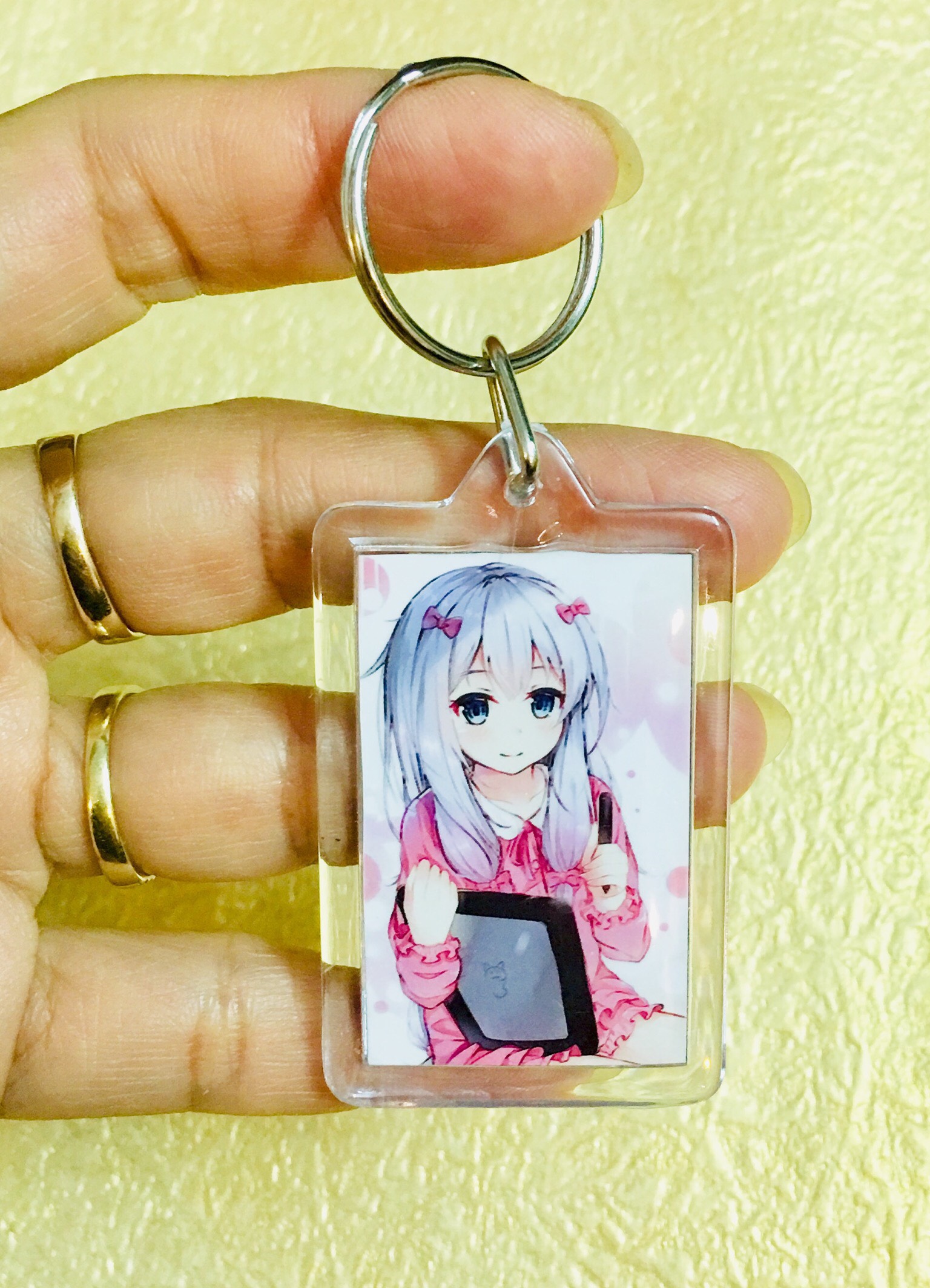Móc khoá trong anime manga set 2 móc  - Fairy Tail nhóm  và natsu  mẫu ngẫu nhiên