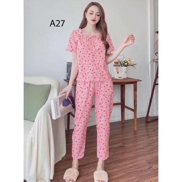 Đồ bộ mặc nhà đẹp, chất kate hàn