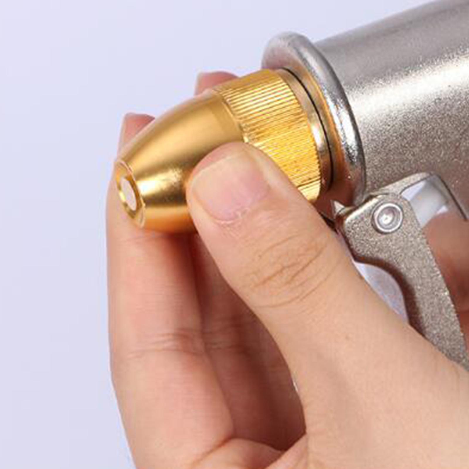 Upgrade Garden Hose Nozzle Sprayer, Heavy Duty Metal Handheld Water Nozzle High Pressure in 3 Spraying Modes for Car Washing, Patio and Pet