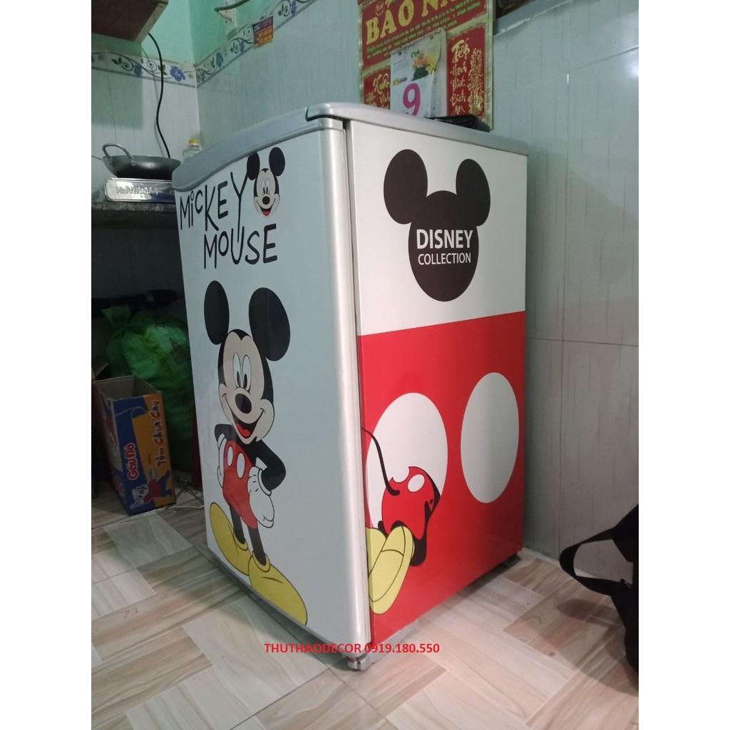 Combo 3mặtĐB MICKEY decal dán máy giặt, tủ lạnh mini khác nhau - THUTHAODECOR