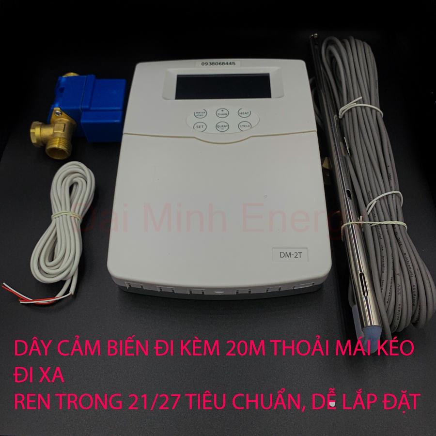 Điều khiển nhiệt độ máy nước nóng năng lượng mặt trời kết nối Internet DM-2T