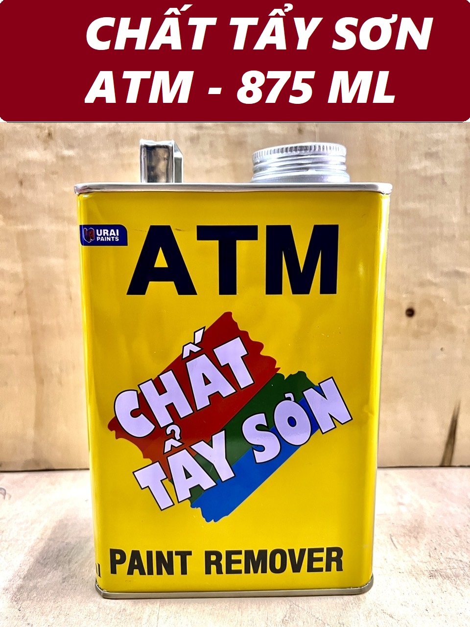 Chất tẩy sơn ATM làm sạch sơn trên mọi chất liệu - 875 ml