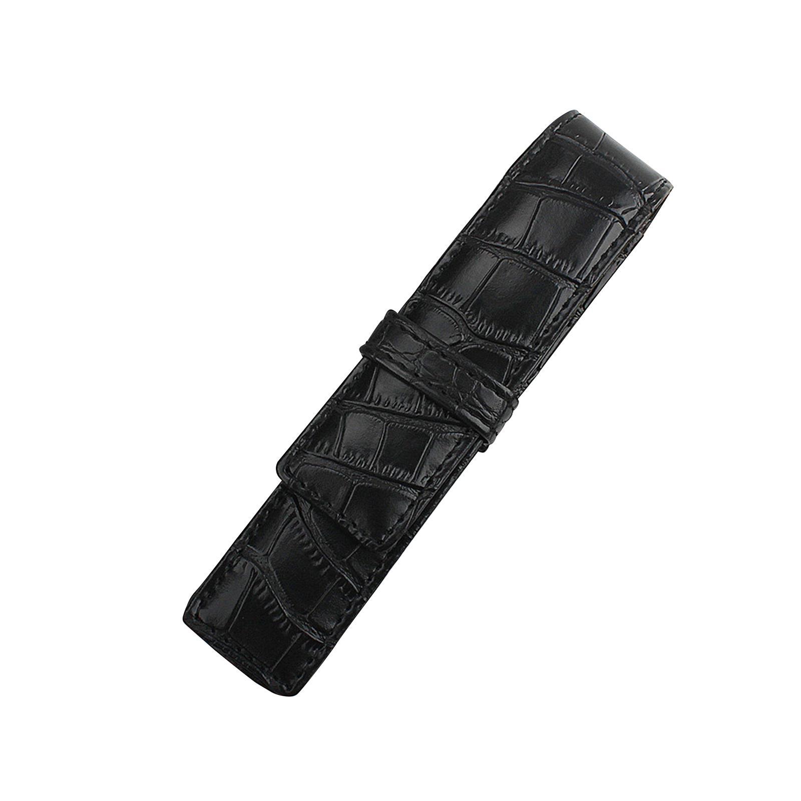 PU Leather Pencil Case Pens Holder Organizer Pouch Retro Style Pen Bag for Businessmen, Students, Adults, Home, School