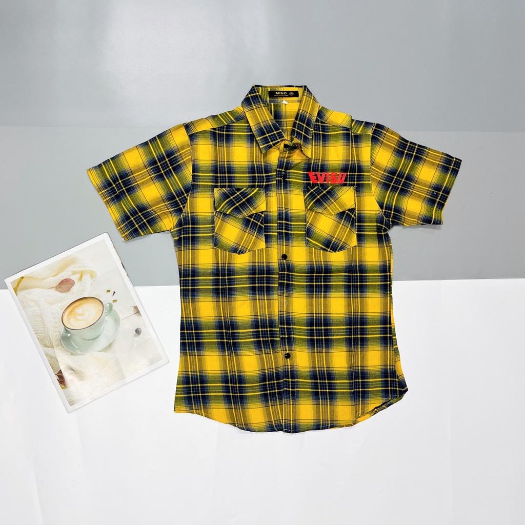 ÁO SƠ MI NAM NGẮN TAY CARO THỜI TRANG NAM MỚI SIÊU ĐẸP HOTTREND CHO CÁC ANH EM