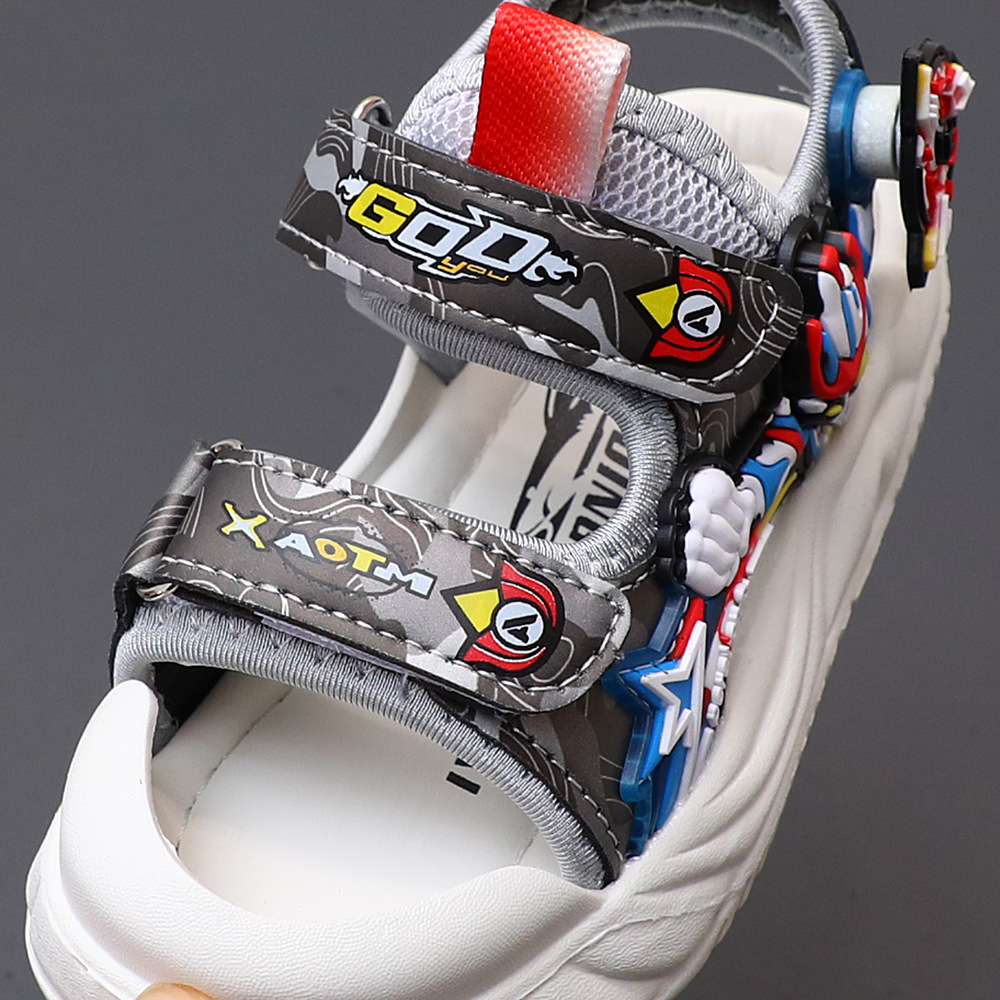 Giày Sandal quai hậu SIÊU NHÂN cho bé trai, thể thao siêu nhẹ, chống trơn trượt – GSD9116