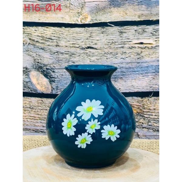 Các mẫu Bình cắm hoa men xanh lục bảo. Gốm sứ Bát Tràng.