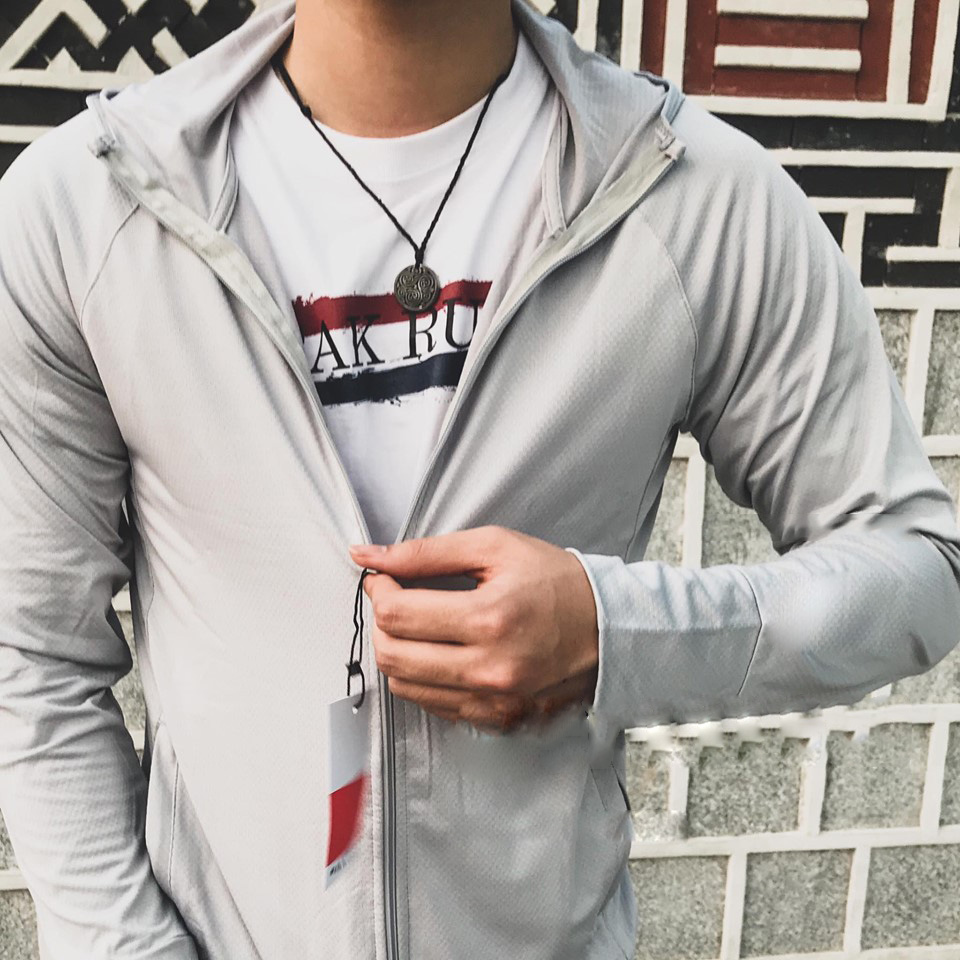 Áo Chống Nắng Nam Hàn Quốc UVDEN01 - Chống Nắng Xám