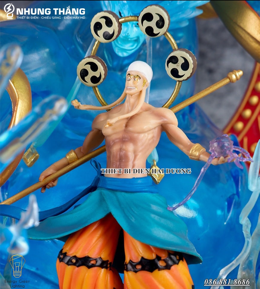 Mô Hình One Piece Enel Thần Sấm Ngọc Tra i Đen Siêu Chất OP-003 - Cao 30cm - CÓ VIDEO