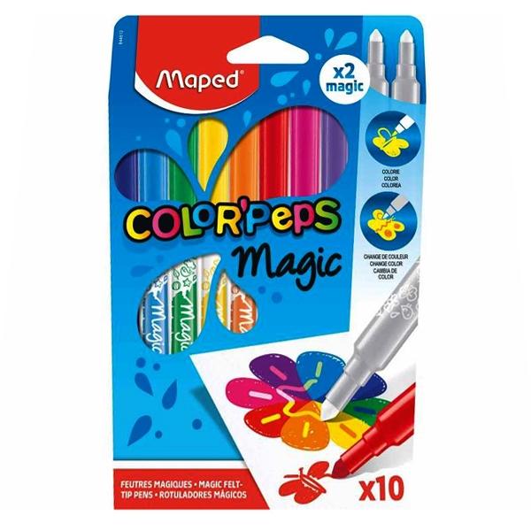 Hộp 10 Màu Bút Lông Color Peps Magic 844612