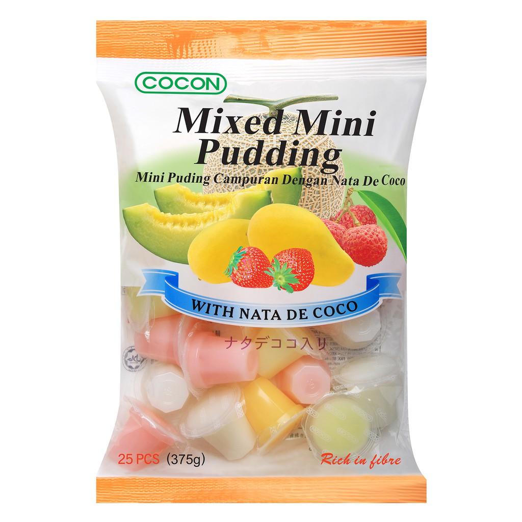 Thạch Rau Câu Cocon Mixed Mini Nata de Coco Pudding 375g
