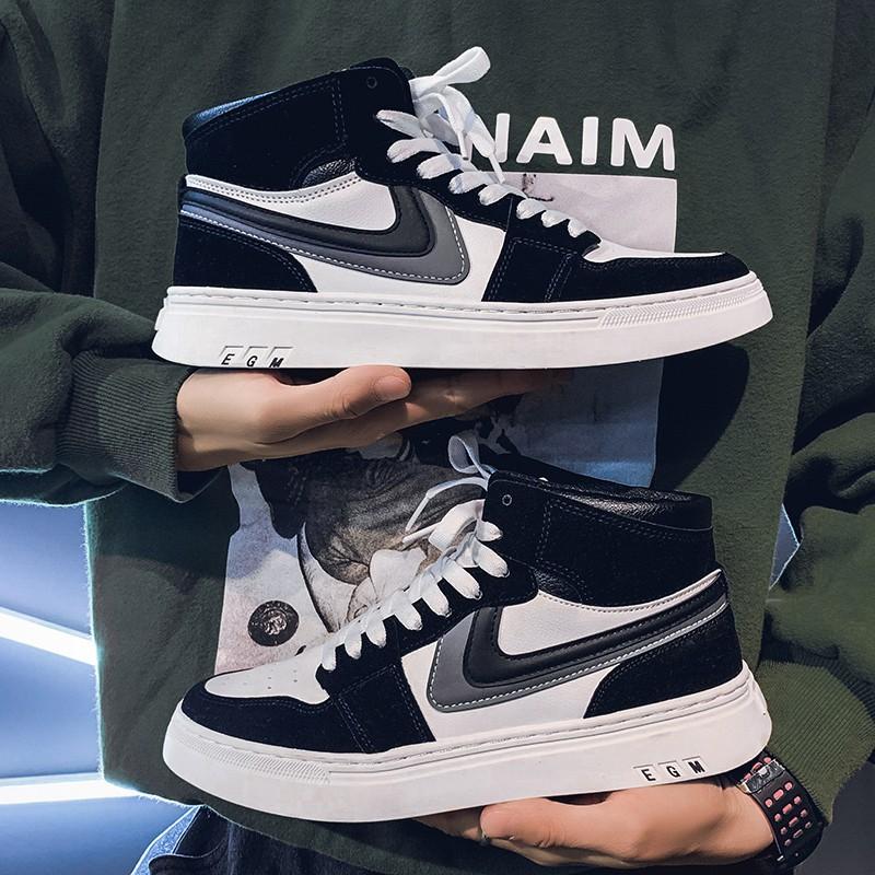Giày Sneaker Nam ️ Giày Tăng chiều cao-Giày Thể Thao cổ cao