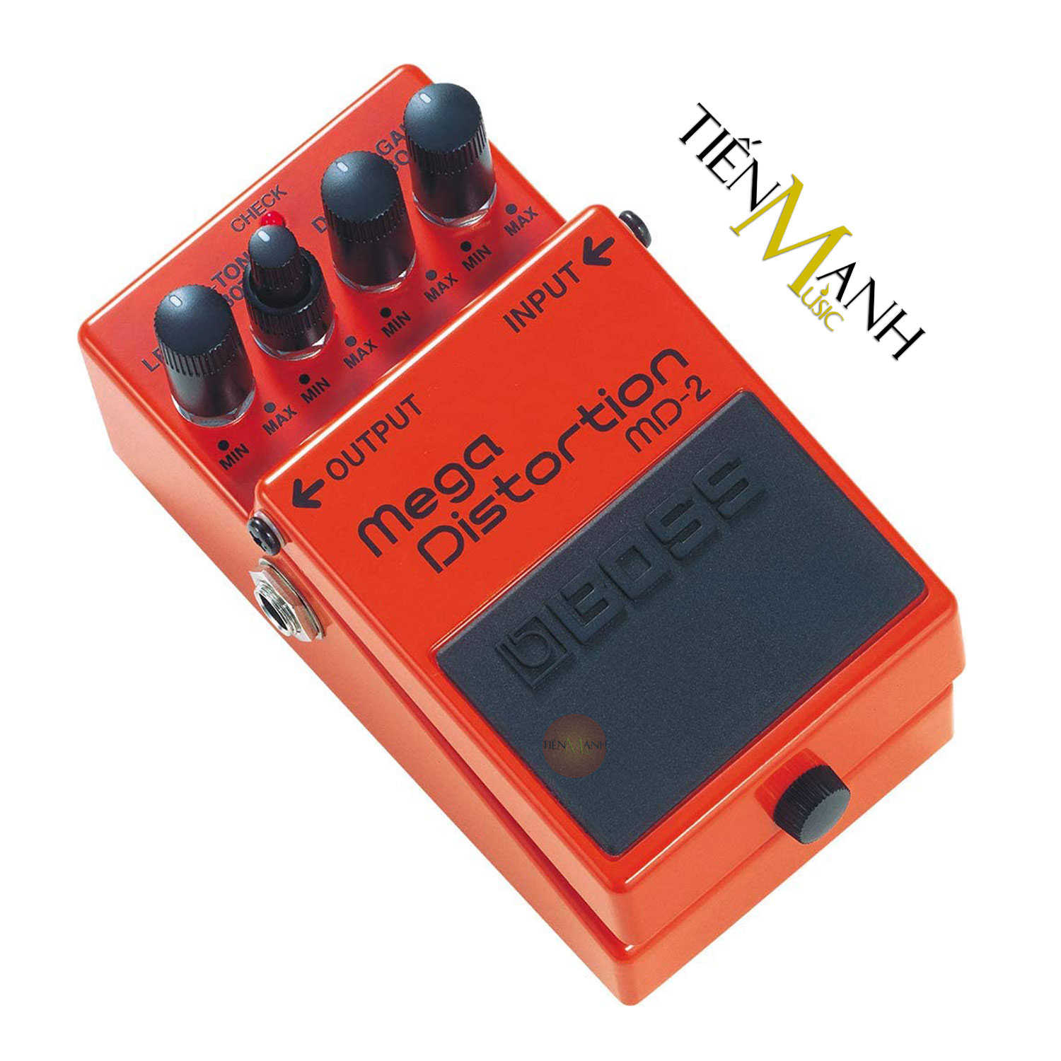 Phơ Guitar Boss MD-2 Mega Distortion - Bàn Đạp Fuzz Pedals Effects MD2 Hàng Chính Hãng - Kèm Móng Gẩy DreamMaker