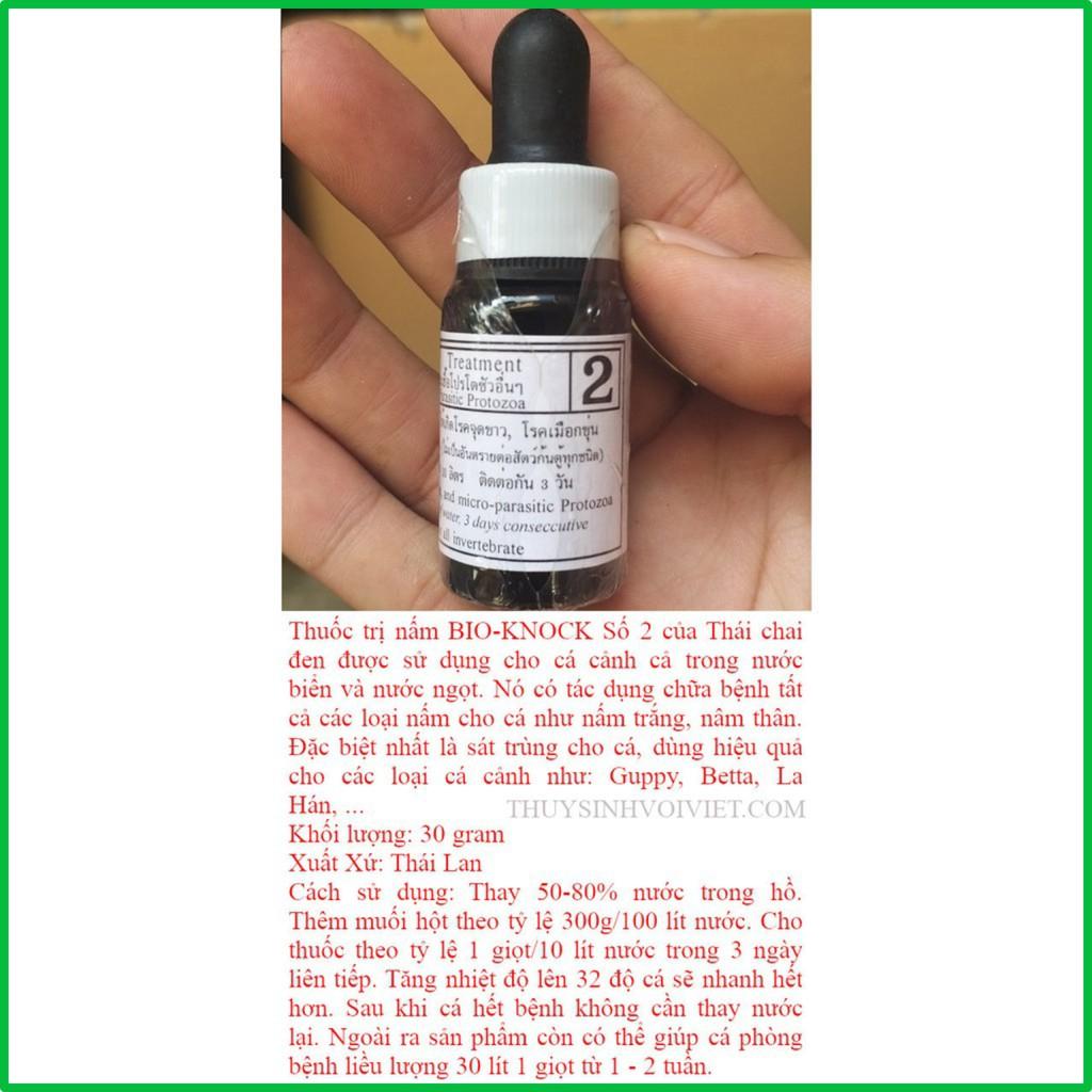 Bio knock số 1, 2, 3, 4 Thuốc trị bênh cá cảnh xuất xứ từ THÁI LAN