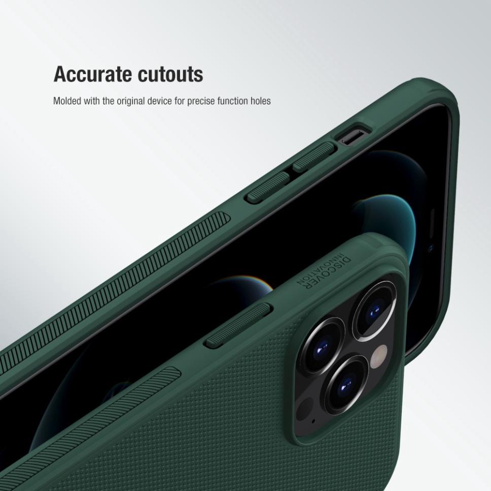 Ốp lưng Nillkin Super Frosted Shield Pro cho iPhone 13 Pro Max / 13 Pro / 13 mỏng chống dấu vân tay và sốc - Hàng Chính Hãng