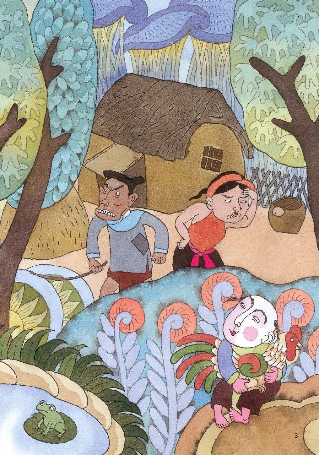 Vietnamese Folklore: The Story Of A Man In The Moon - Sự Tích Chú Cuội Cung Trăng