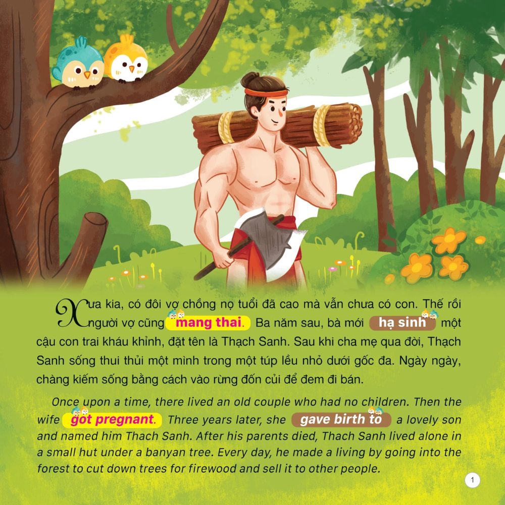 Truyện cổ tích Việt Nam (Song ngữ Việt-Anh) - Thạch Sanh