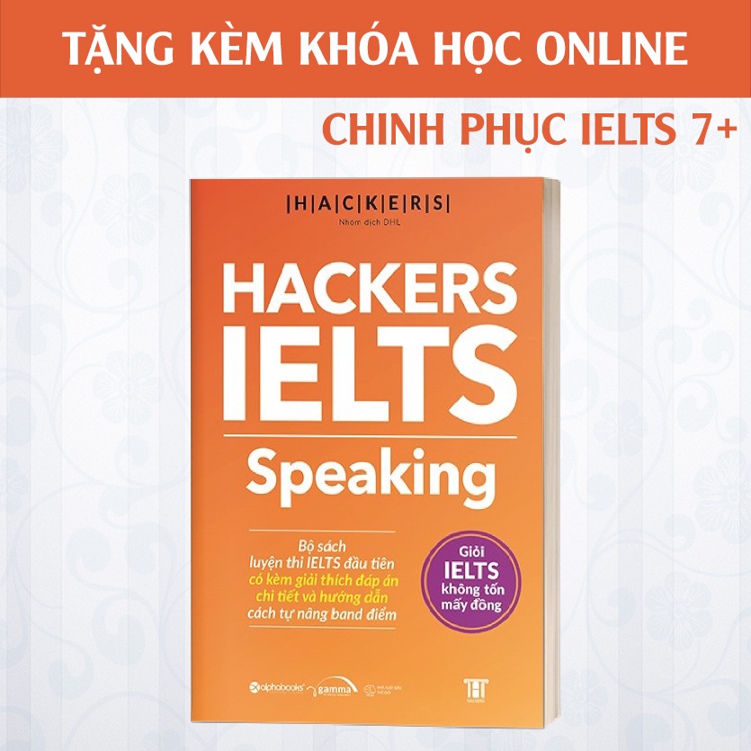 Combo Bộ 4 Cuốn Hackers IELTS (Listening + Reading + Speaking + Writing) : Tặng khóa học online