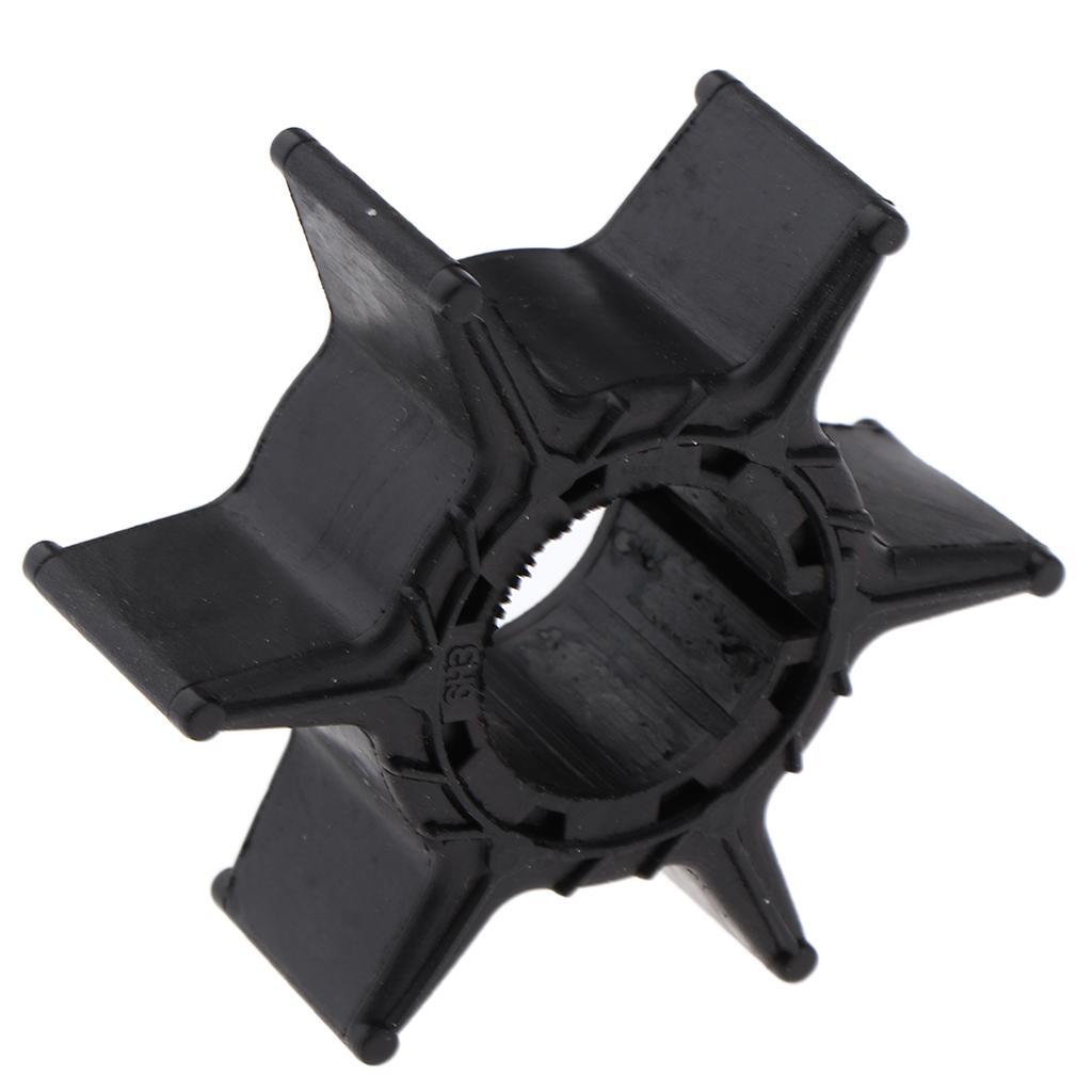 2pcs Black Rubber Water Pump Impeller for Outboard 50hp 60hp Engine