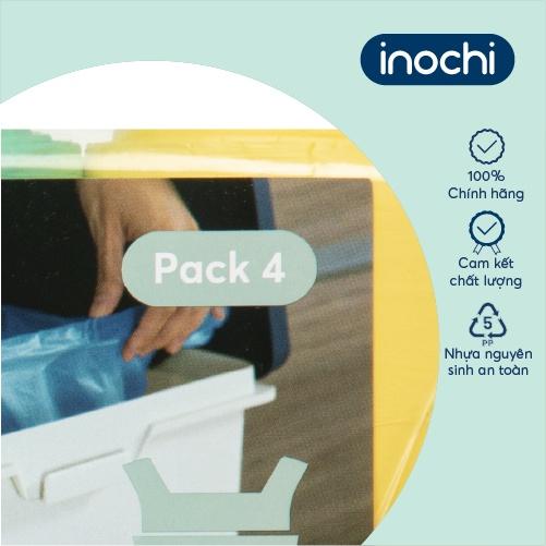 Lô túi rác màu tiện dụng Inochi - Soji 4 x10L